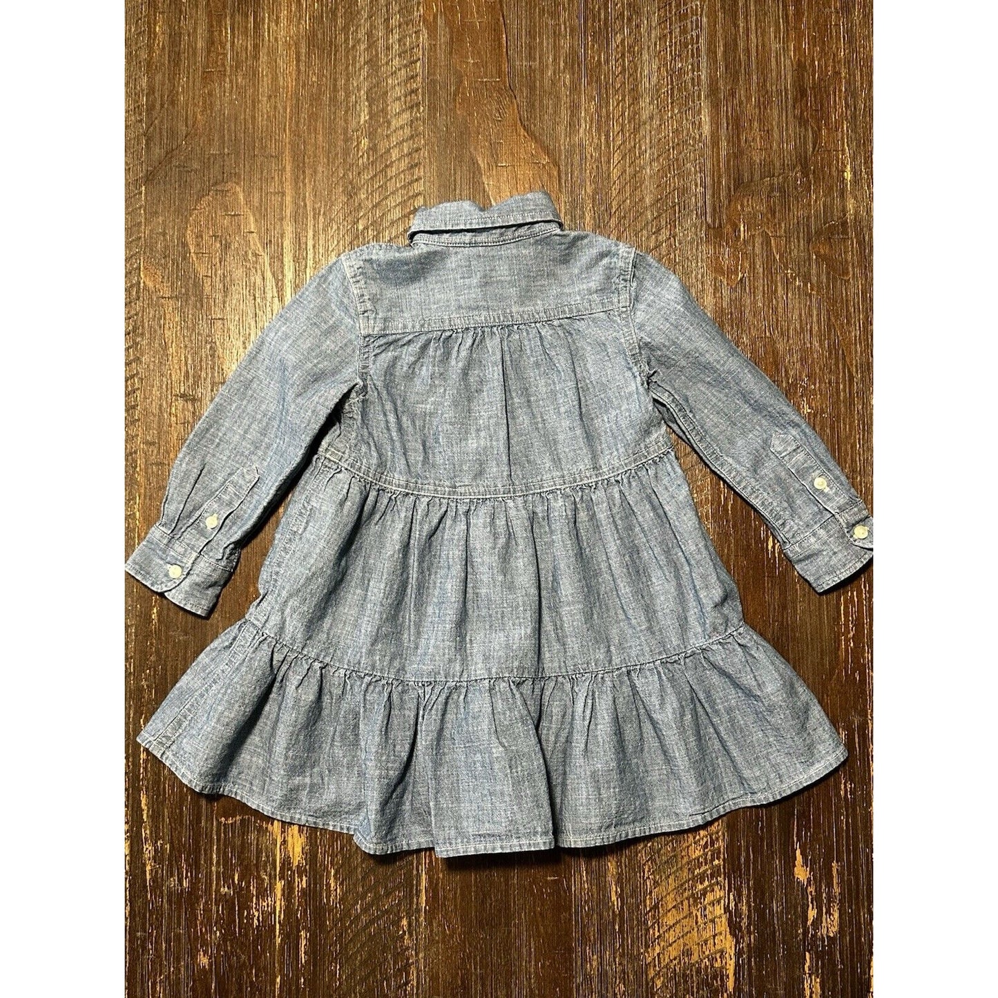 Ralph Lauren Long Sleeve Denim Dress Size 2T