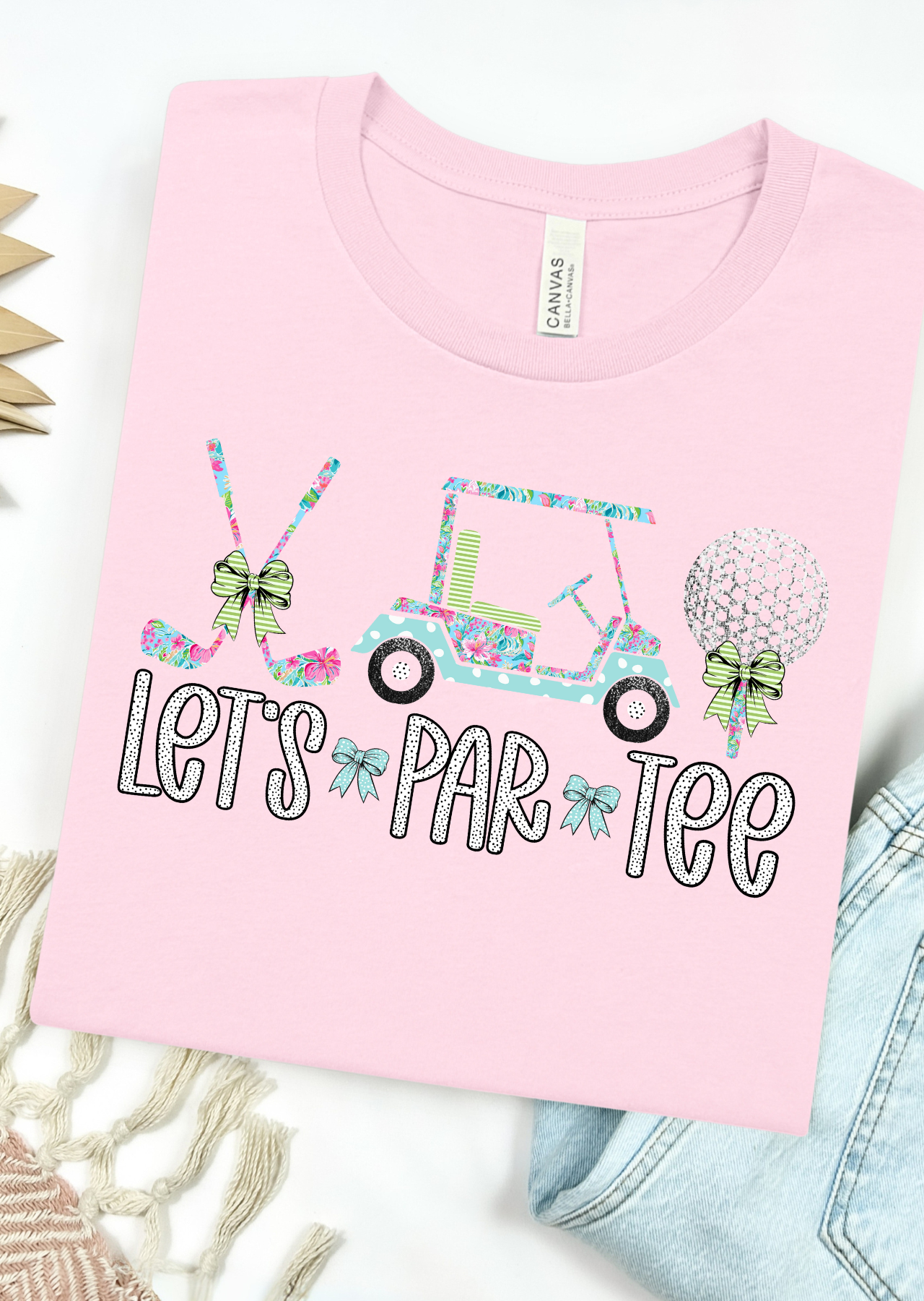 Floral Fairway Bella Canvas T-Shirt