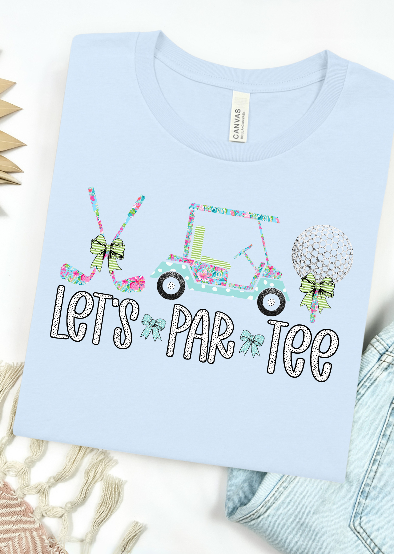 Floral Fairway Bella Canvas T-Shirt