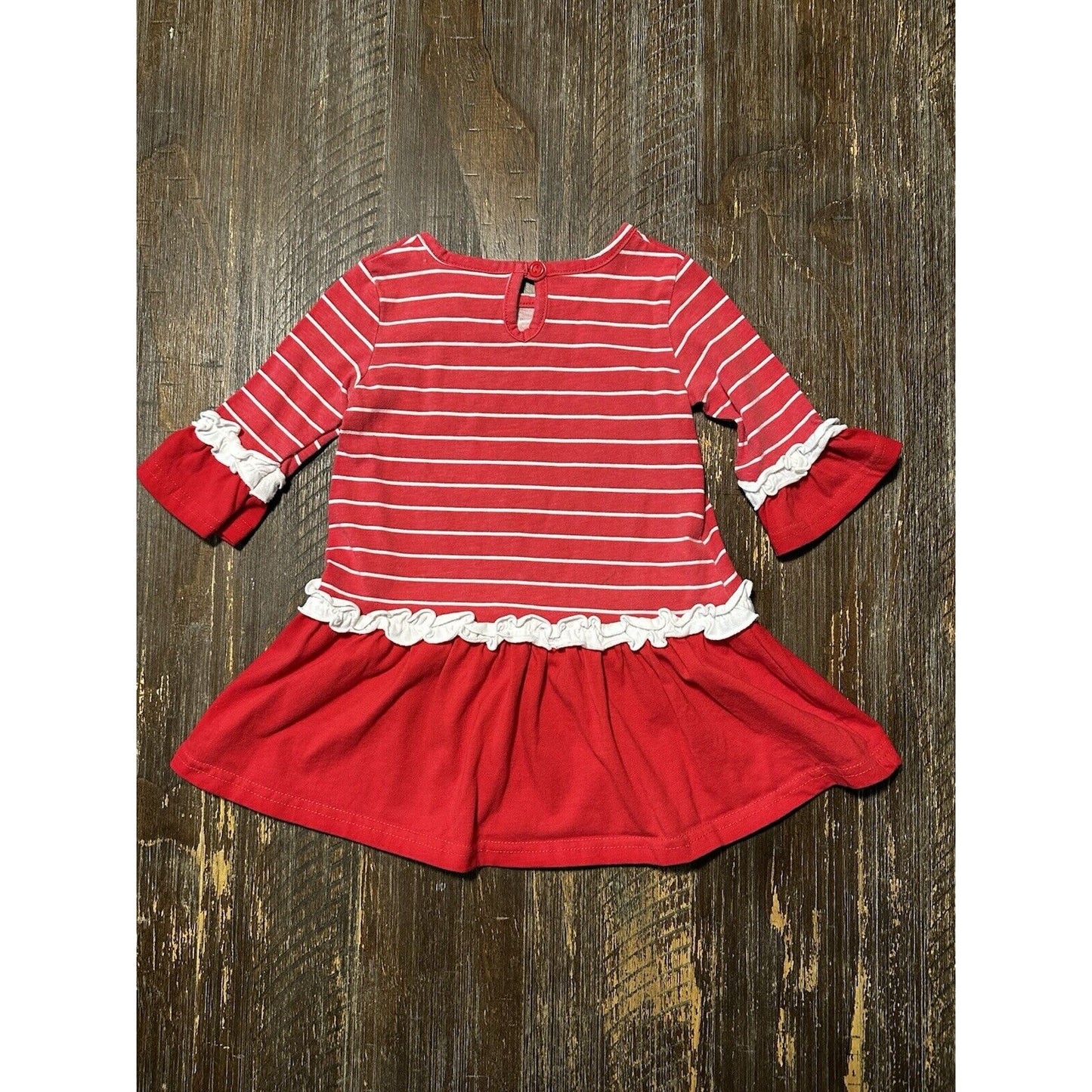 Little Lass Christmas Blouse Size 24 Months