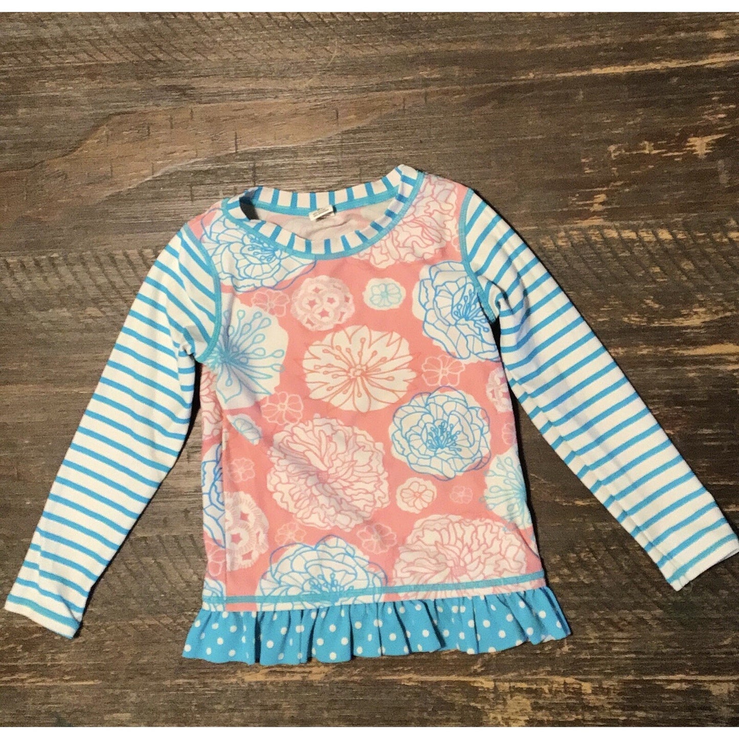 Ruffle Butts Long Sleeve Tankini Size 3T