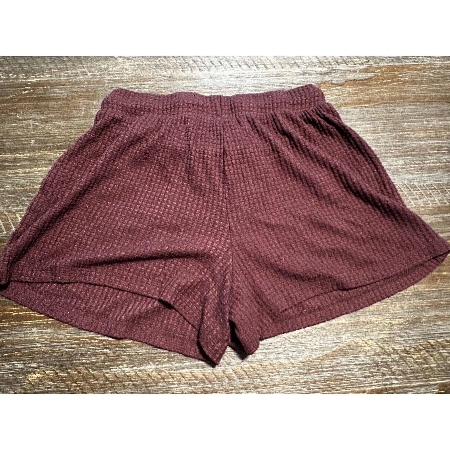 Live Well Lounge Maroon Shorts For Women