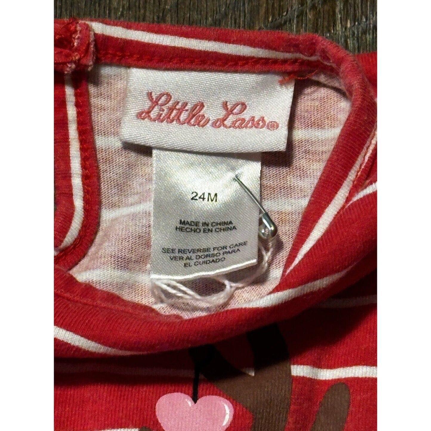 Little Lass Christmas Blouse Size 24 Months