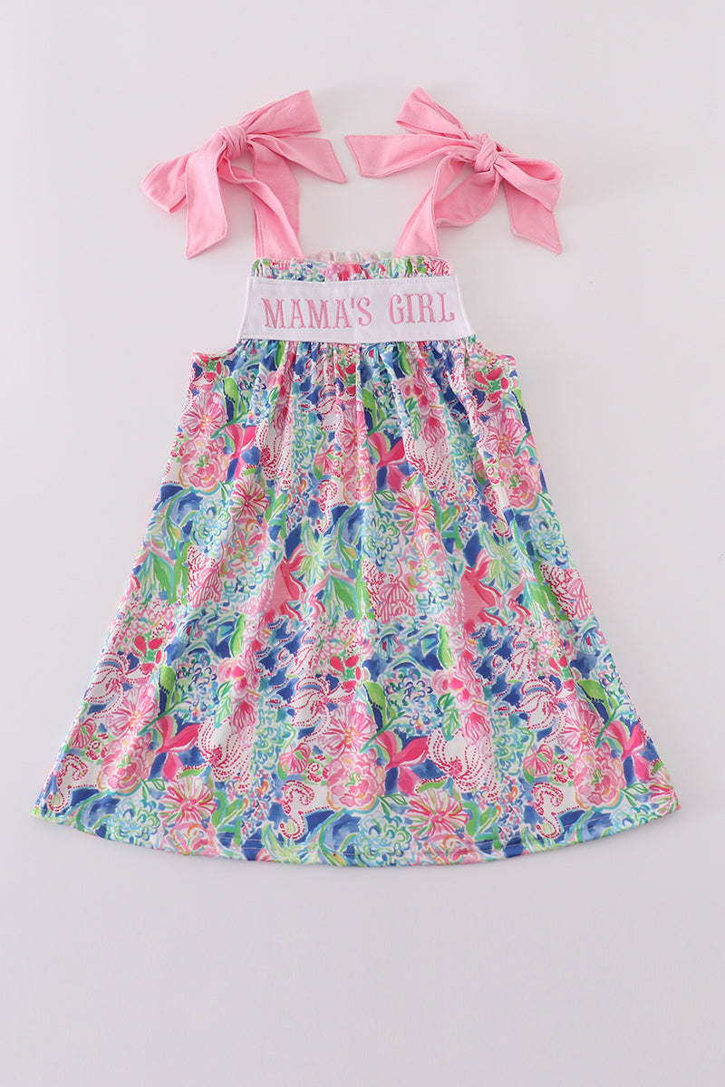 Blossom Love MAMA'S GIRL Embroidery Dress
