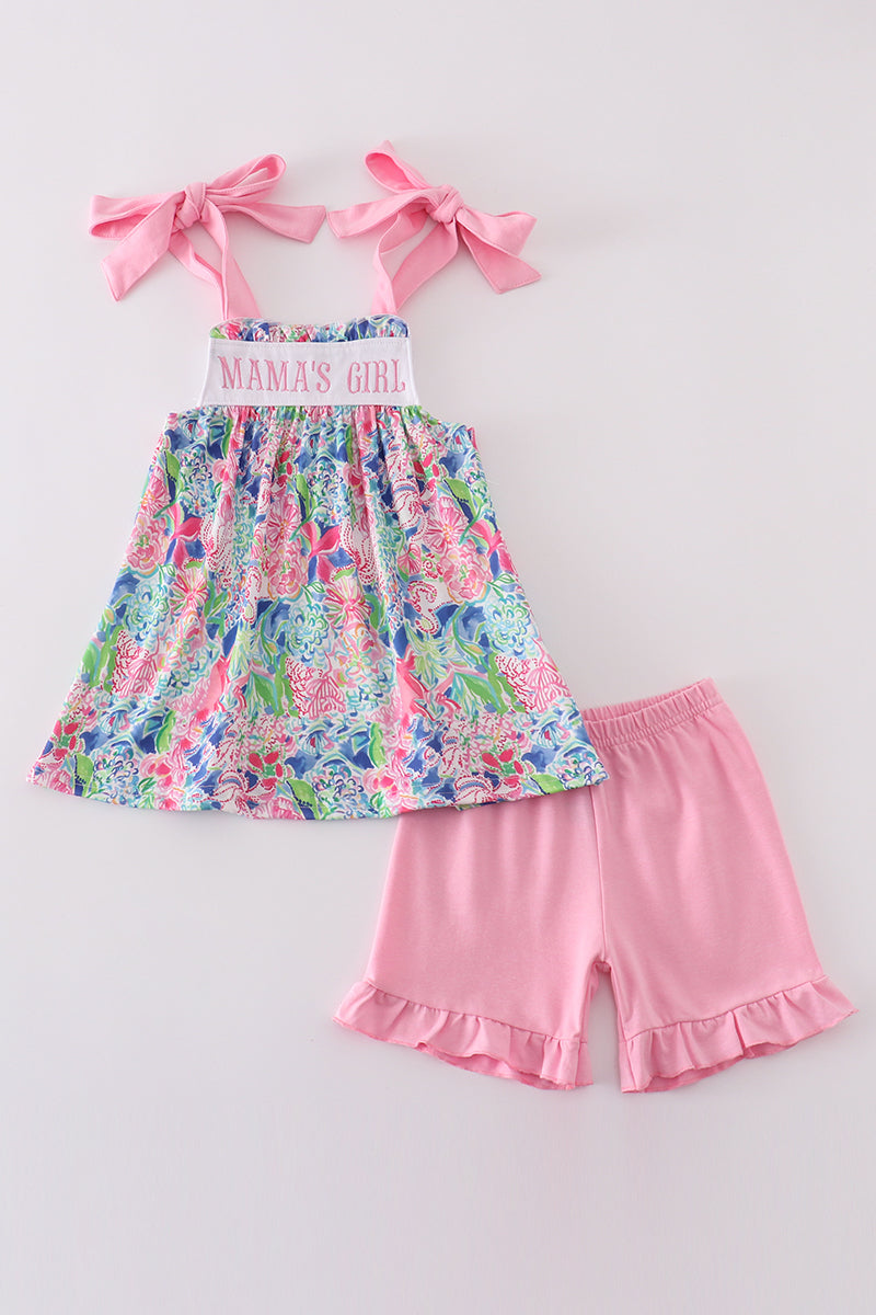 Blossom Love MAMA'S GIRL Embroidery Set