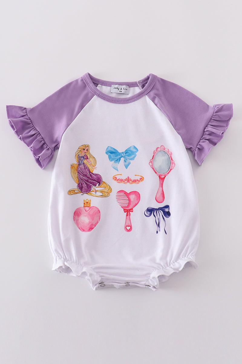 Purple Princess Girl Bubble