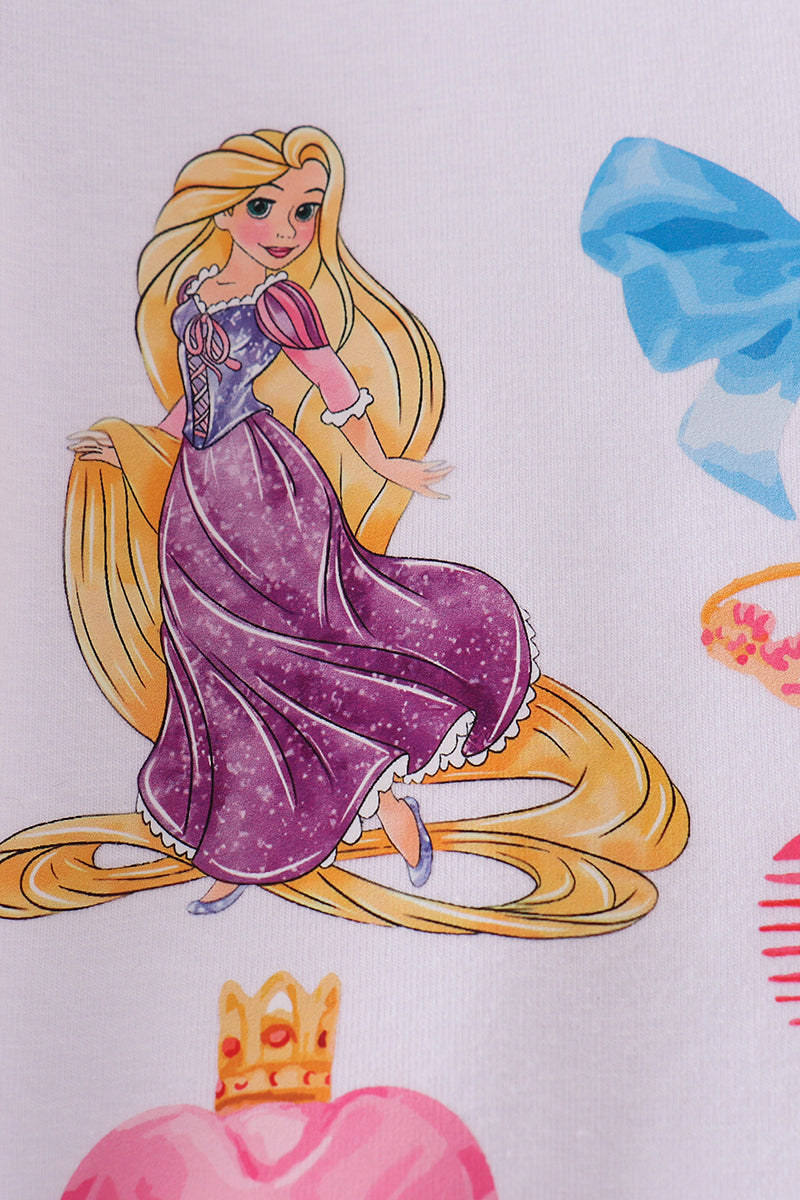 Purple Princess Girl Bubble