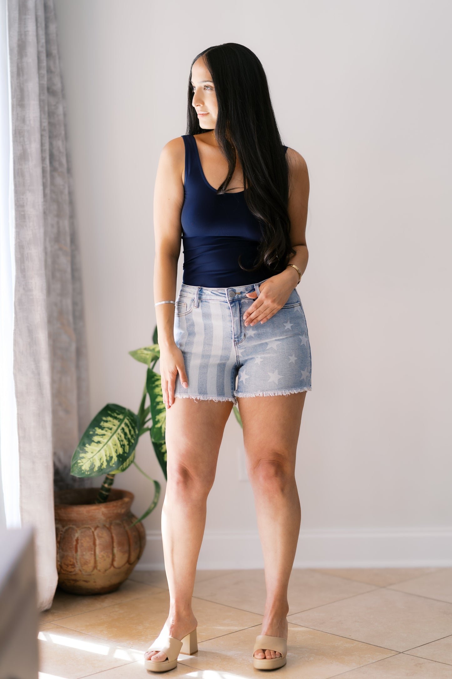 All-American Judy Blue Shorts