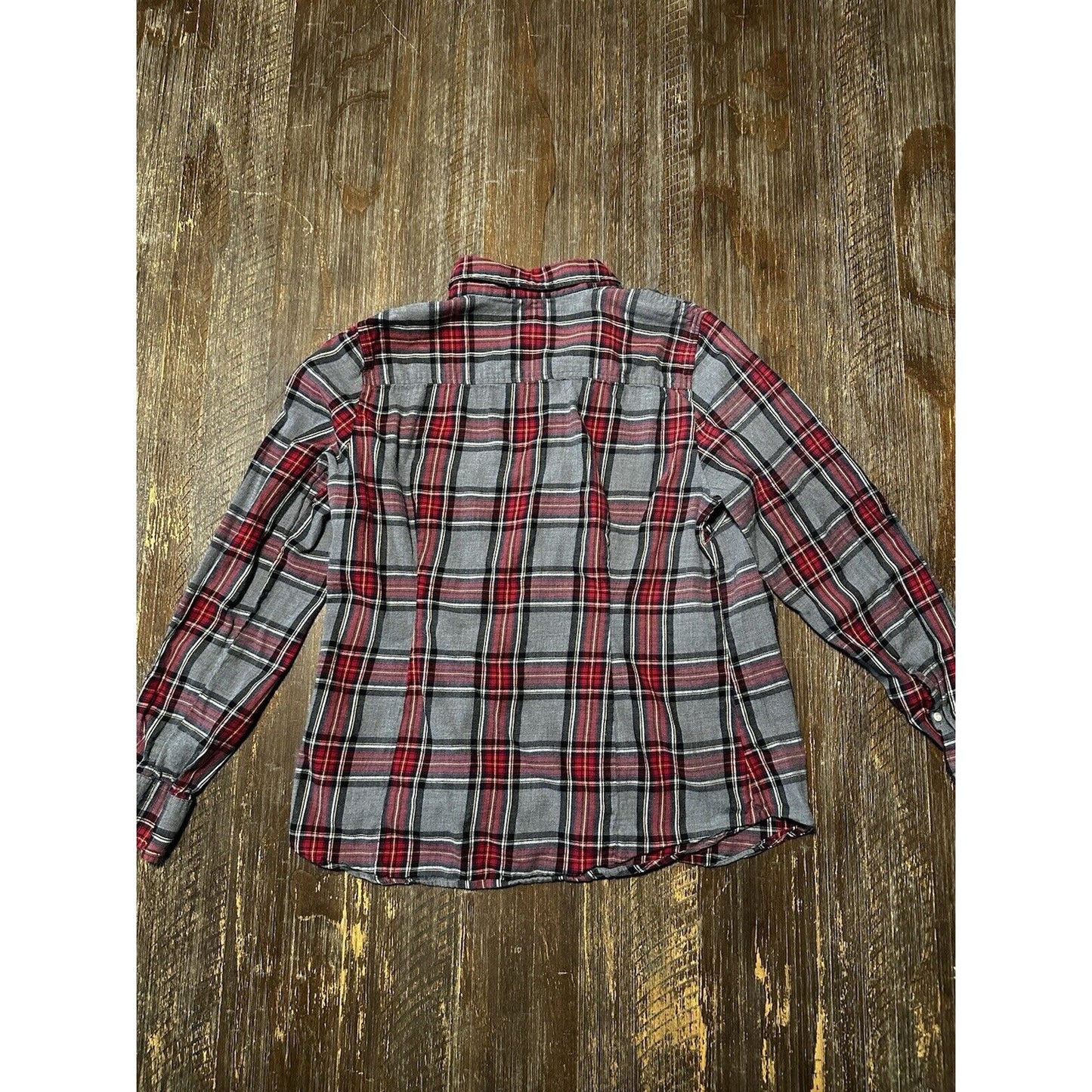 J. Crew Long Sleeve Plaid Shirt Size L