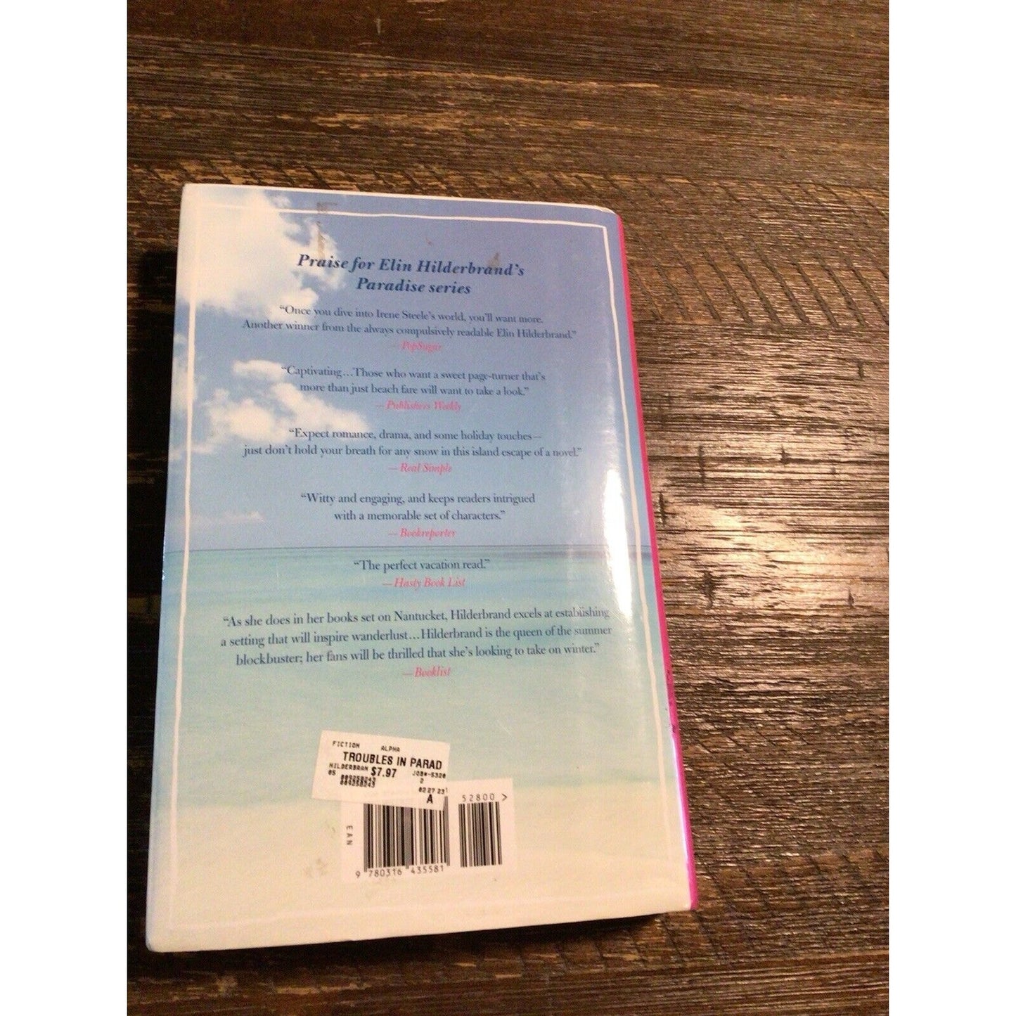 Troubles In Paradise Elin Hilderbrand