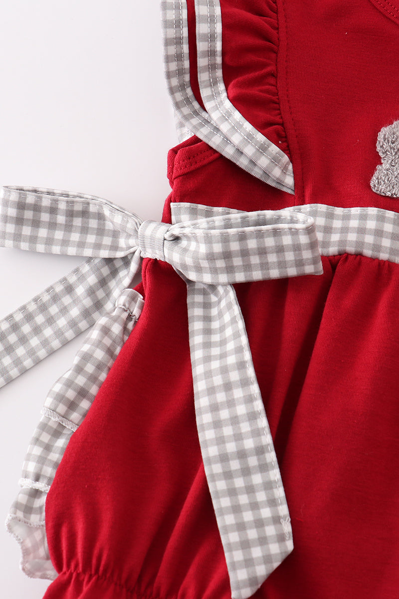 Alabama Elephant French Knot Ruffle Bubble