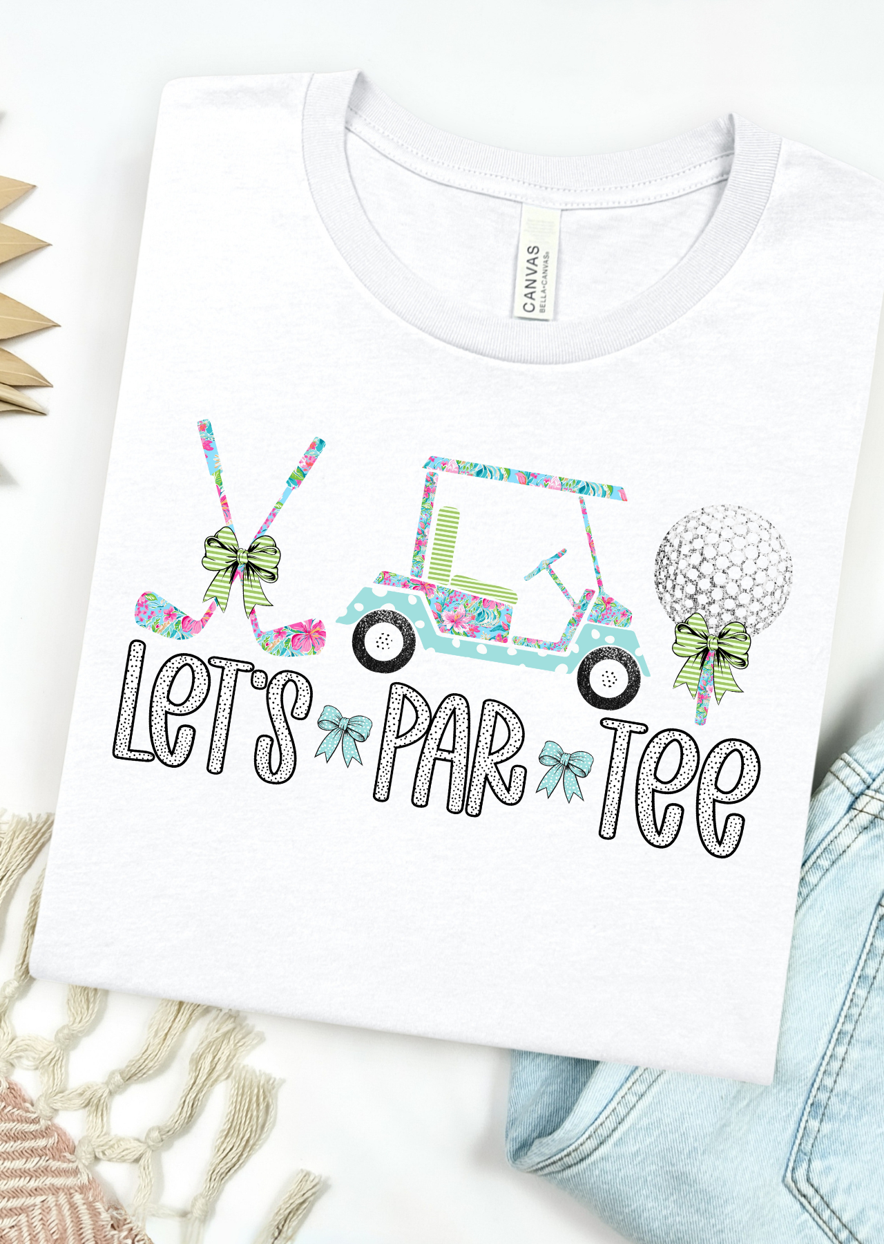 Floral Fairway  Bella Canvas T-Shirt