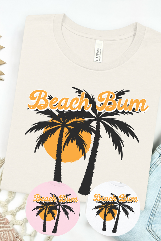 Beach Bum Yellow T-Shirt