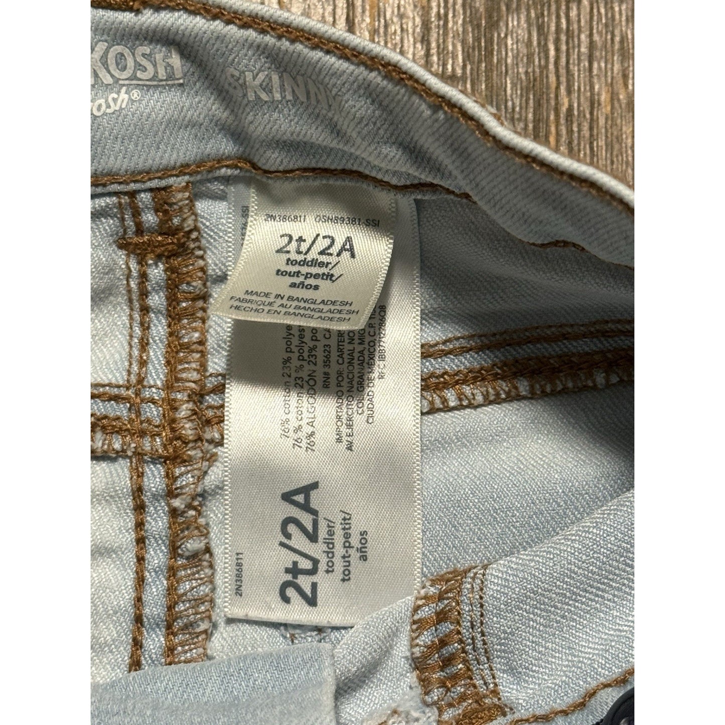 Oshkosh B’Gosh Skinny Jeans Size 2T