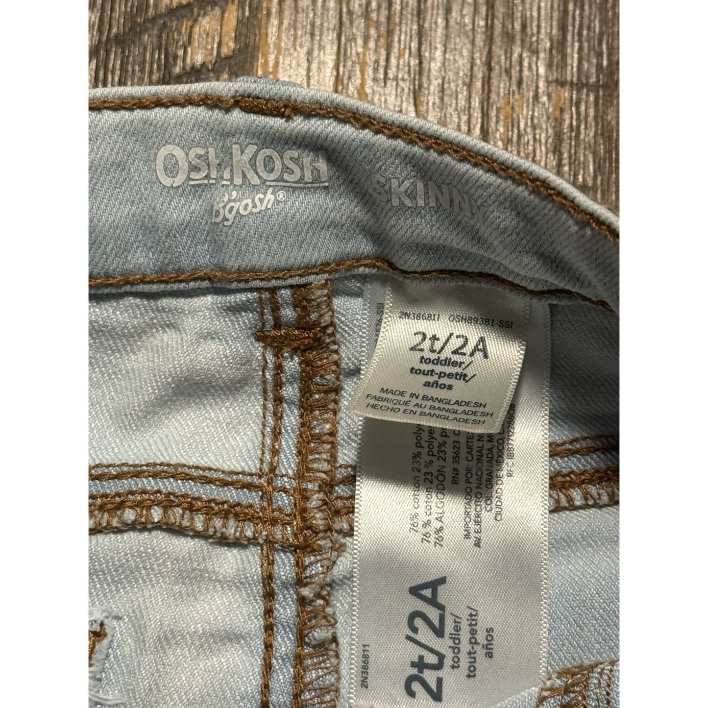 Oshkosh B’Gosh Skinny Jeans Size 2T
