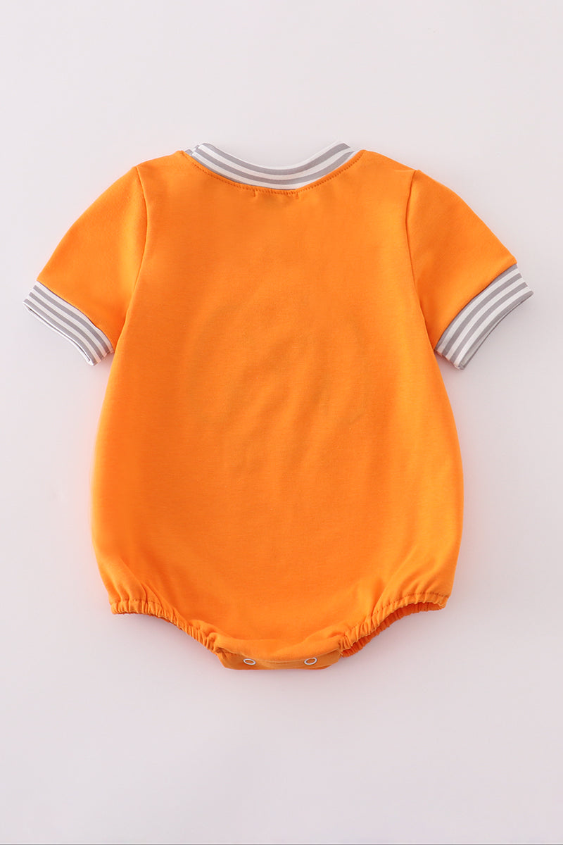 Orange I Love Tennessee Applique Bubble