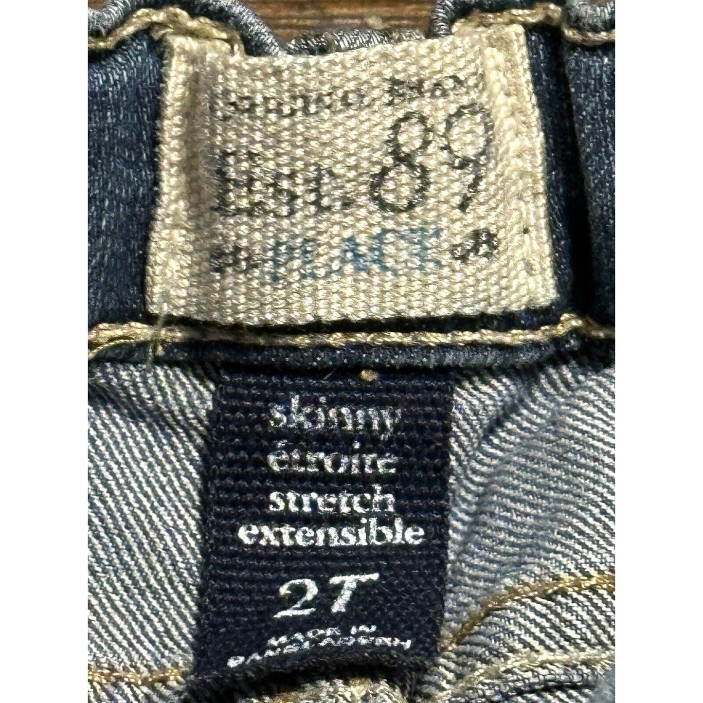 Est 89 Place Jeans Size 2T