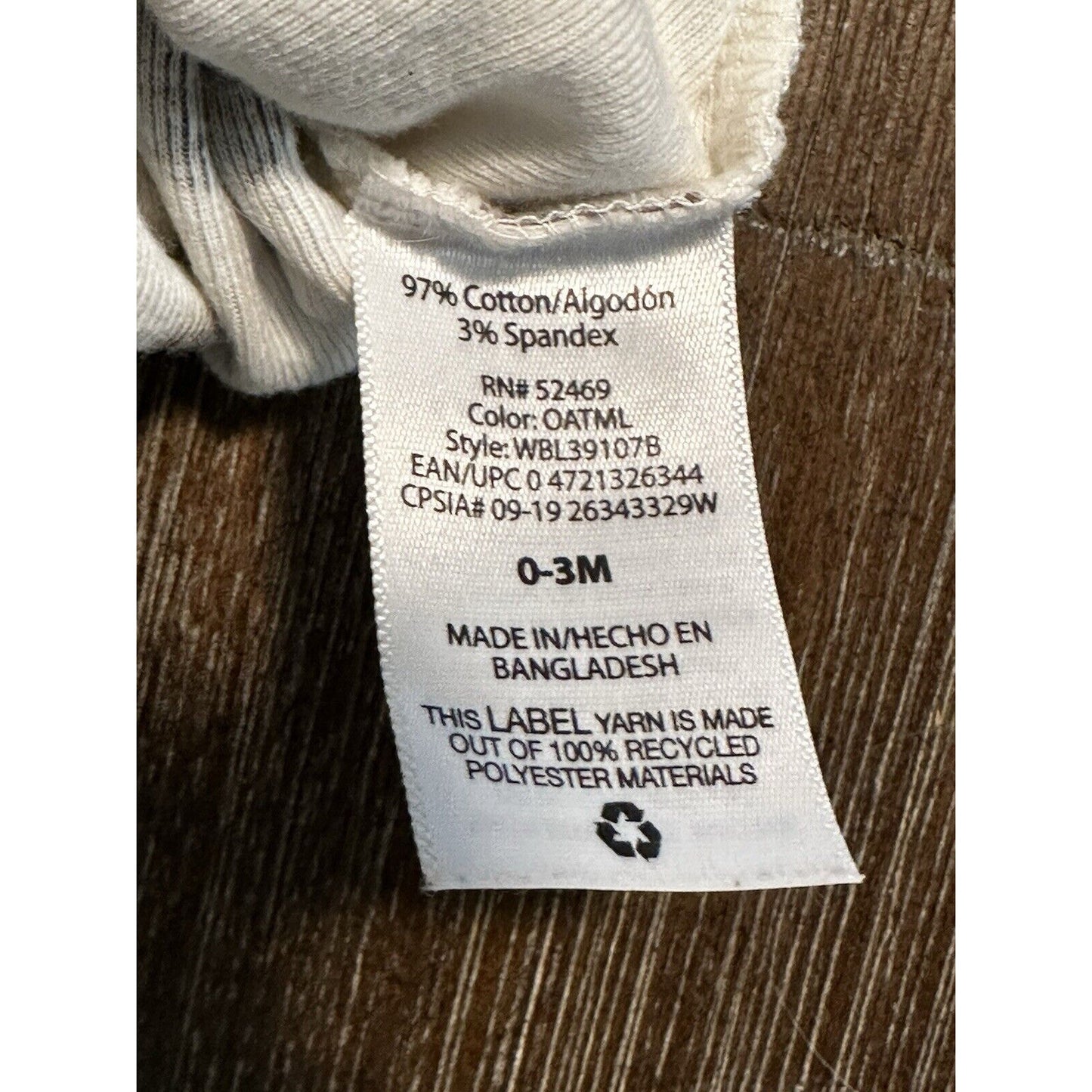 Wonder Nation Body Suit Size 0-3 Months